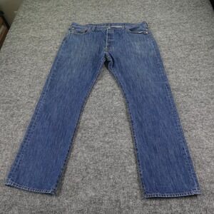 Levis 501 Jeans Mens‎ 42x32 Straight Leg Button Fly Classic Denim (41x30.5)